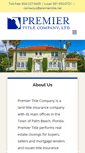 Mobile Screenshot of premiertitle.net